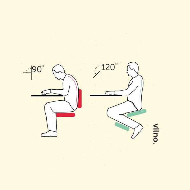 Traditional Chair VS  Kneeling Chair