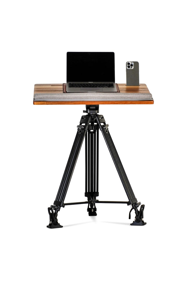 x‑Pod Pro™ Portable Walnut Standing Desk