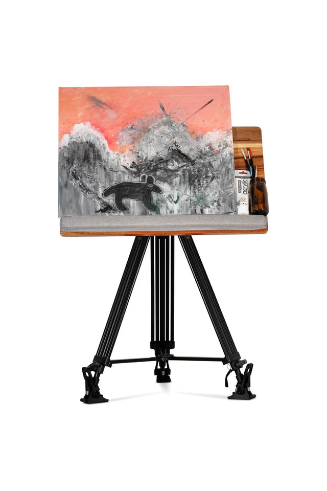 x‑Pod Pro™ Portable Walnut Standing Desk