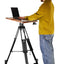 x‑Pod Pro™ Portable Walnut Standing Desk